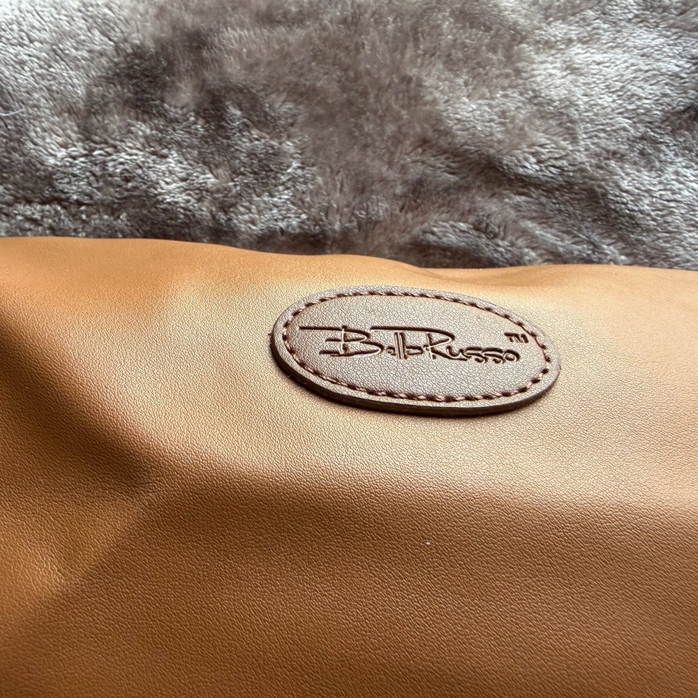 Bella Russo Beige/Tan Lined Handbag or Clutch
